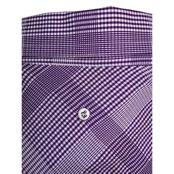 Rocawear Mens Button Up Shirt Size 4x Purple striped RN106374 Authentic - Picture 10 of 14